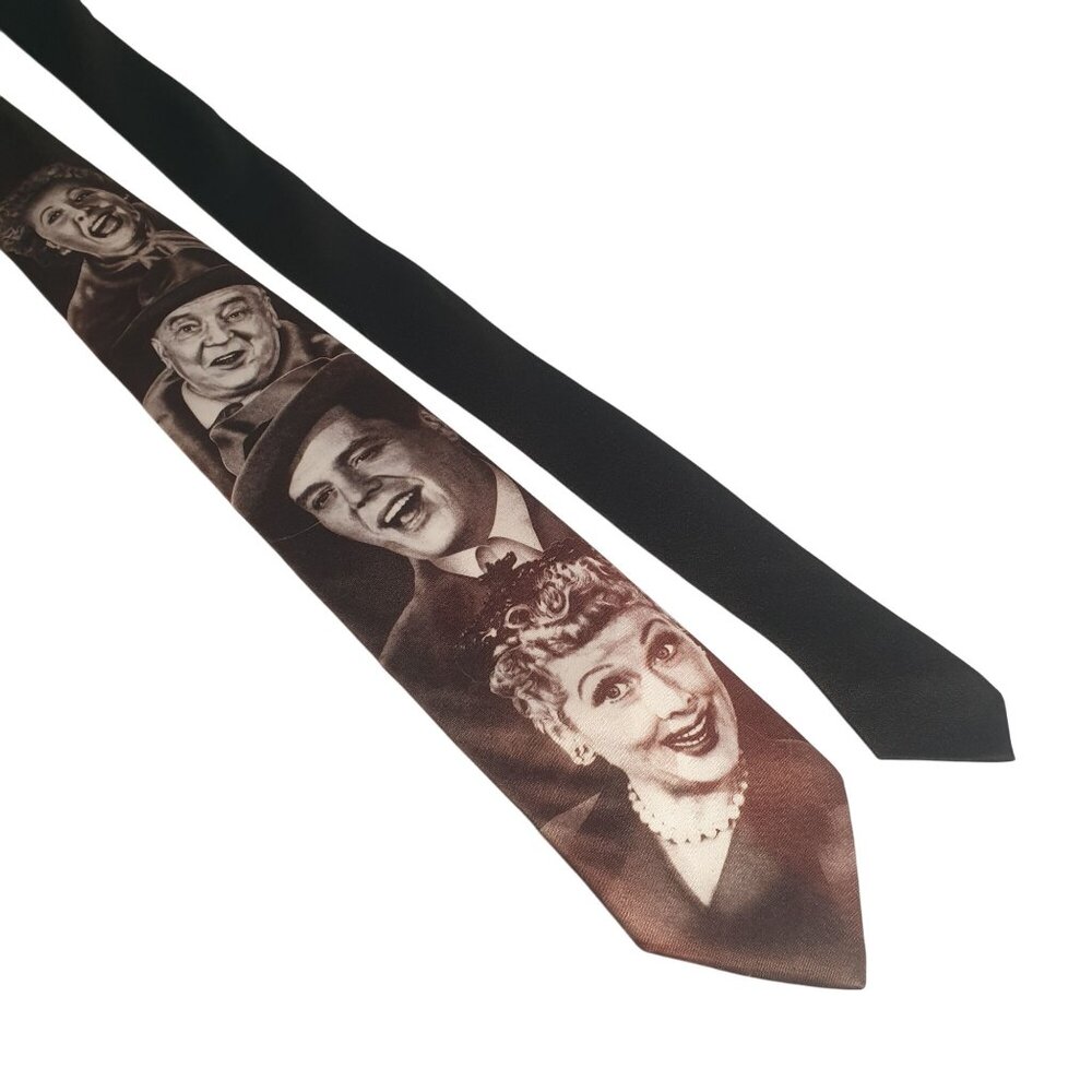I Love Lucy Novelty Neck Tie By Ralph Marlin Men Vintage Comedy TV Classic FLAW
